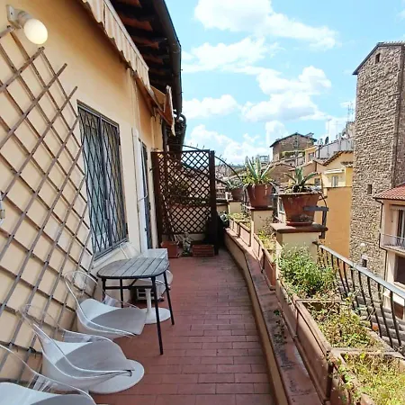 Ponte Vecchio Attico Vista Duomo فلورنس